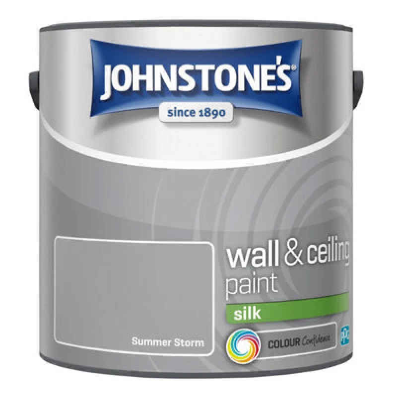 Image of Johnstone's Wall & Ceilings Summer Storm Silk Paint - 2.5L