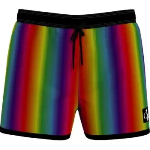 Image of Calvin Klein Underwear Pride Run Swim Shorts Mens - Multi