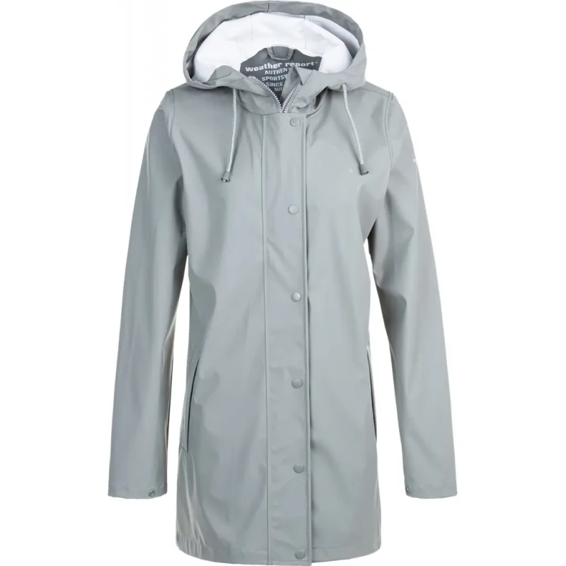 Image of Weather Report Womens waterproof jacket Weather Report Petra Gris Female 44