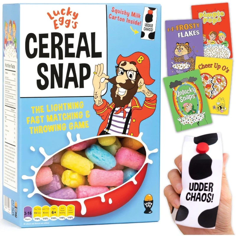 Image of Character Lucky Egg Cereal Snap: The Lighting Fast Matching & Throwing Game Multi unisex One Size