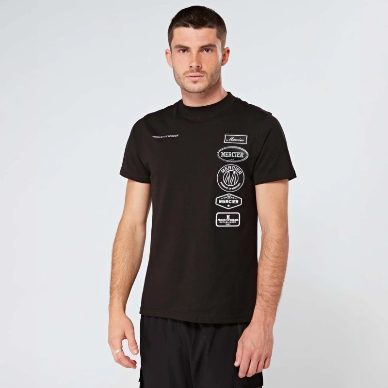 Image of Mercier Mono Hybrid T-Shirt - Black L