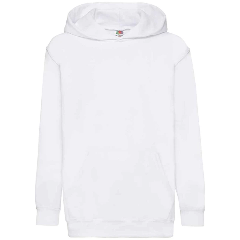 Image of Fruit Of The Loom Classic 80/20 boys's Children's sweatshirt in White