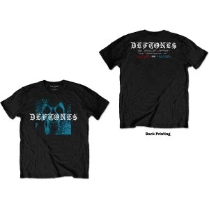 Image of Deftones - Static Skull Unisex Medium T-Shirt - Black