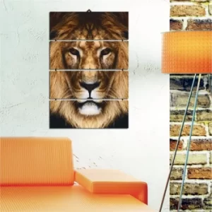 Image of D1 Multicolor Decorative MDF Painting (4 Pieces)