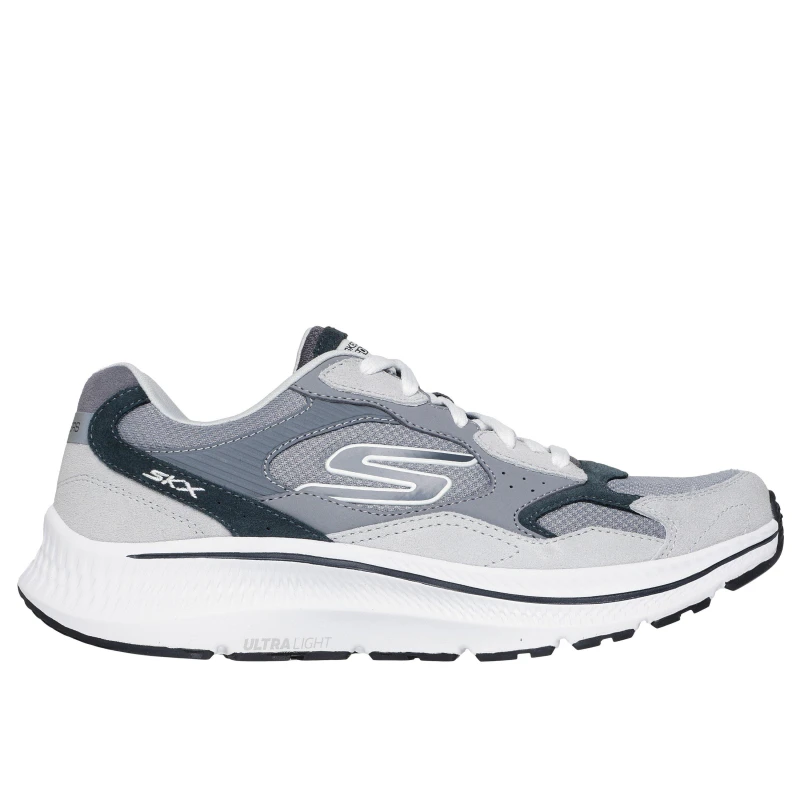 Image of Skechers GO RUN Consistent 2.0 - Retro Runner Mens Trainers Grey Leather male 7 (41)