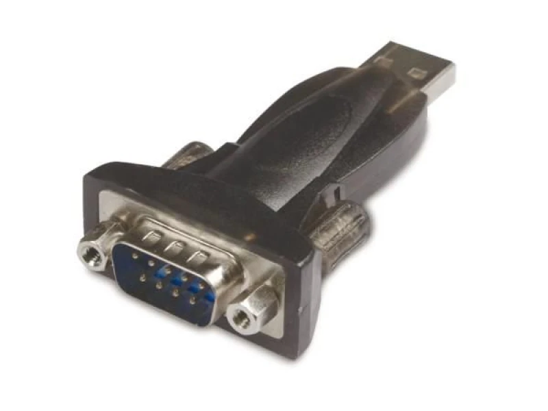 Image of Microconnect USBADB9FC cable gender changer RS232 USB A Black