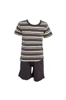 Image of Jersey Striped Short Pyjama Set