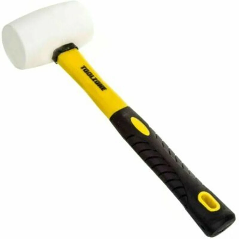 Image of Toolzone 16Oz White Fibre Rubber Mallet KDPHM110