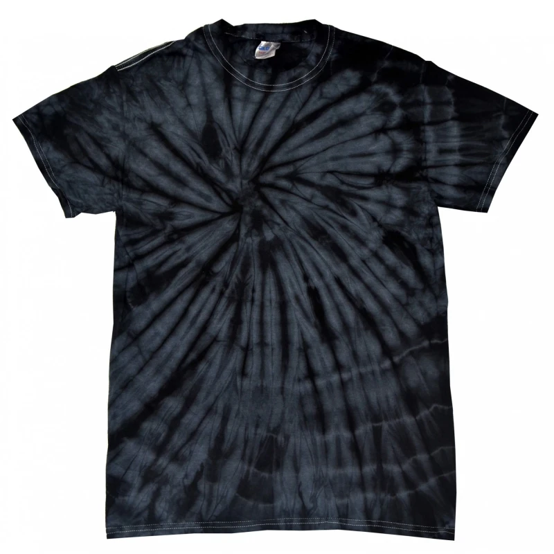 Image of Colortone Tonal Spider Short Sleeve T-Shirt in True Black Size: XS True Black Unisex XS