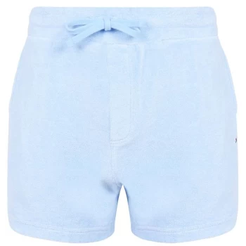 Image of Tommy Jeans Towelling Shorts - Powder Blue C1T