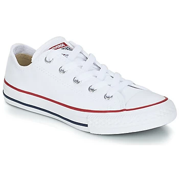 Image of Converse ALL STAR OX boys's Childrens Shoes Trainers in White
