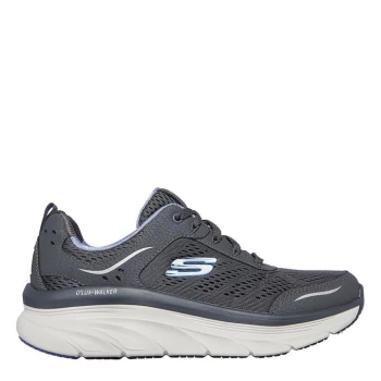 Image of Skechers Dlux Walker Runners - Charcoal/Lav