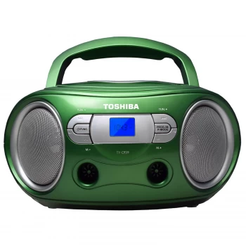 Image of Toshiba Portable CD Boombox - Green
