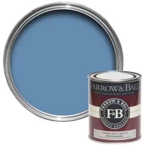 Image of Farrow & Ball Estate Eggshell Cook's Blue - 750ml