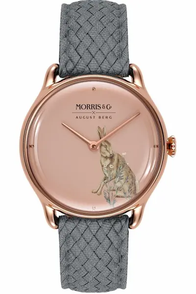 Image of August Berg Forest Hare Grey and Rose Watch M1FH0830A18VCG9C - One Size