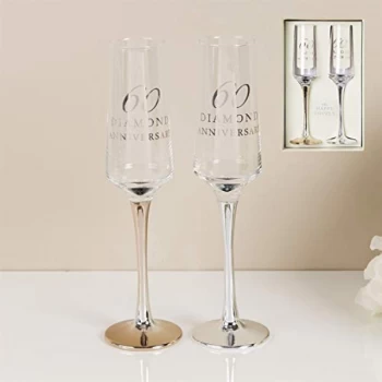 Image of Amore By Juliana Straight Flute Set of 2 - 60th Anniversary