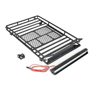 Image of Fastrax Rooftop Luggage Rack W/Led Light Bar (230X143X25Mm)