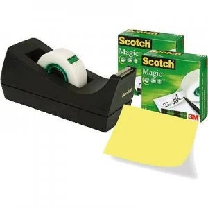 Image of 3M 7100040323 Desk tape dispenser Scotch Magic 810 Matt (L x W) 33 m x 19mm 3 pcs
