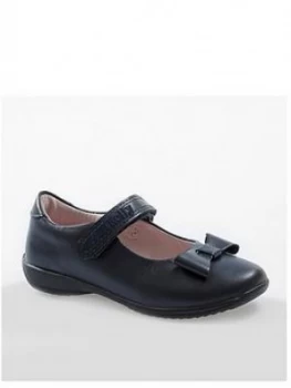 Image of Lelli Kelly Girls Perrie School Shoe - Navy Leather, Size 1 Older