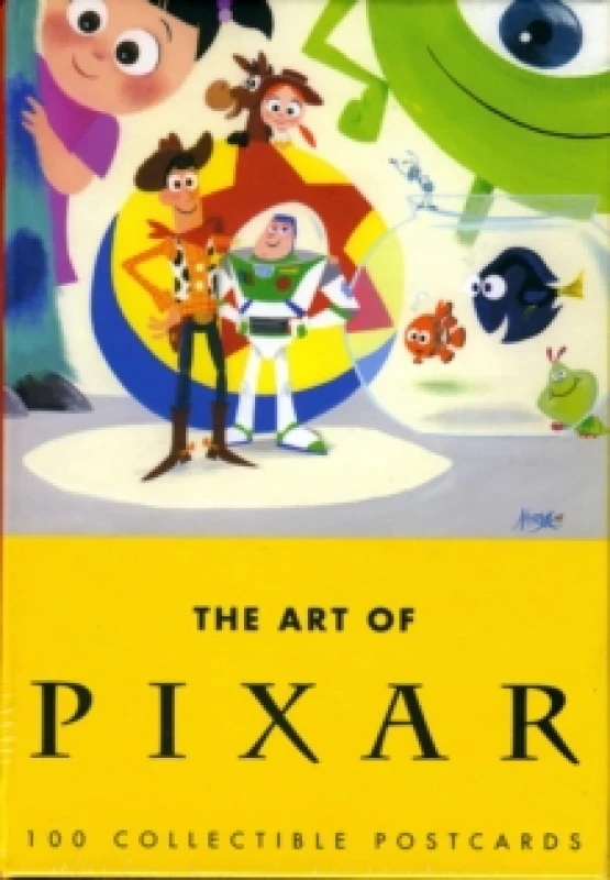 Image of Art of Pixar Animation Studios Postcards. Postcard book or pack. By Disney Pixar Books