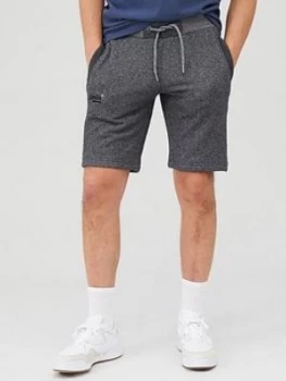 Image of Superdry Orange Label Classic Jersey Shorts - Mid Grey, Mid Grey Size M Men
