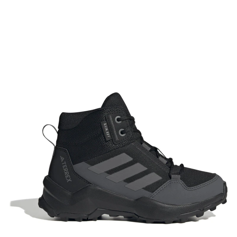 Image of adidas Terrex AX4R Mid Hiking Boots Juniors - Black 4