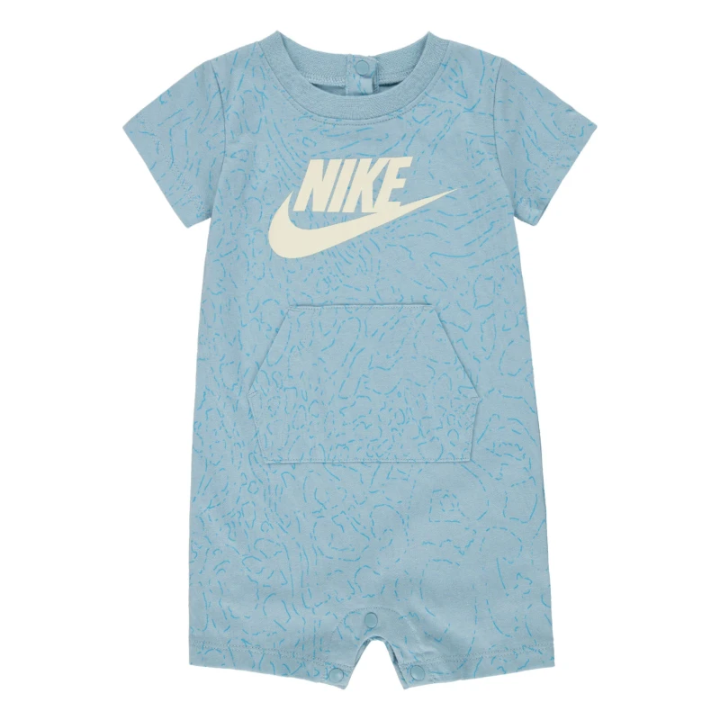 Image of Nike Club Romper - Blue Blue 6 - 9 Months