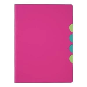 Image of Panga Millenials A4 Part File Dark Pink Pack of 5 4180534