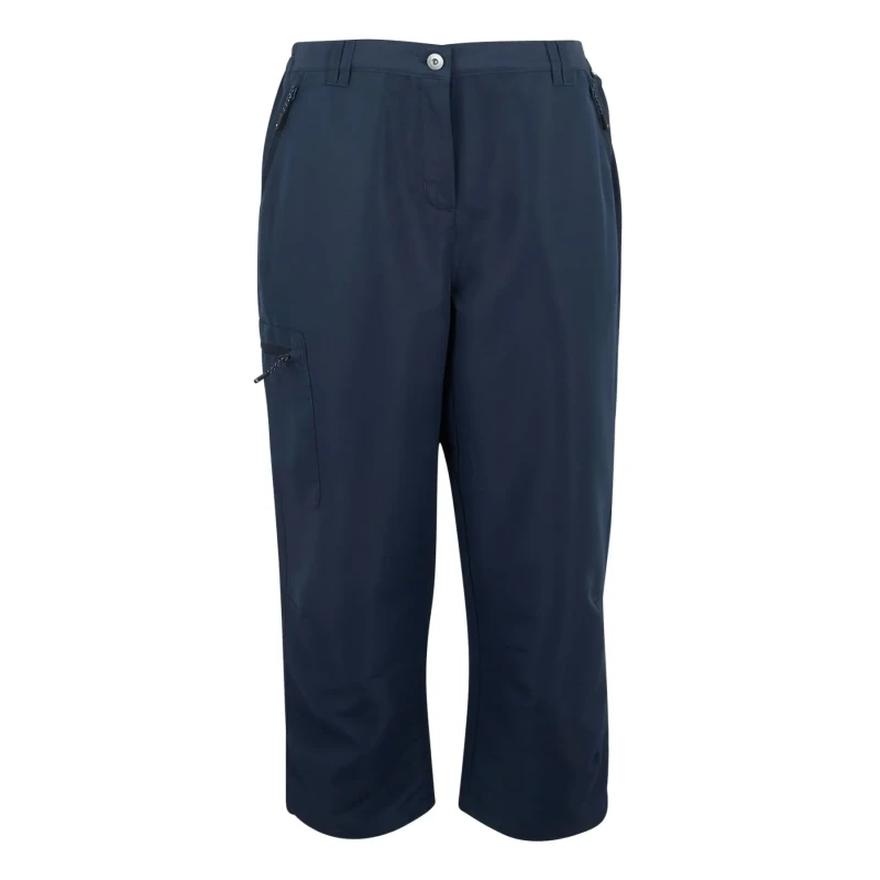 Image of Womens waterproof Trousers Regatta Chaska III Capri Bleu Female 48