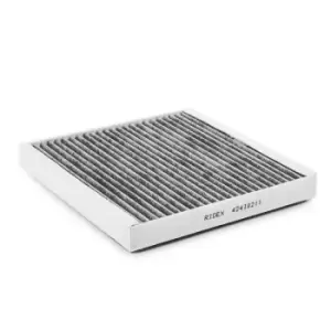 Image of RIDEX Pollen filter 424I0211 Filter, interior air,Cabin filter RENAULT,SMART,Twingo III Schragheck (BCM_),FORTWO Coupe (451),FORTWO Cabrio (451)
