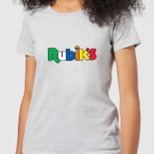 Image of Rubik's Core Logo Womens T-Shirt - Grey - M