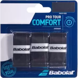 Image of Babolat Pro Tour 3 Pack of Grips - Black