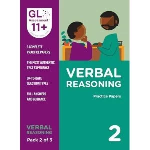 Image of 11+ Practice Papers Verbal Reasoning Pack 2 (Multiple Choice) Paperback / softback 2019