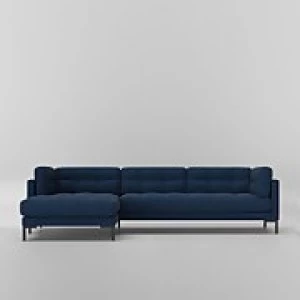 Image of Swoon Landau Smart Wool Corner Sofa - Left Hand Side - Corner Sofa - Indigo