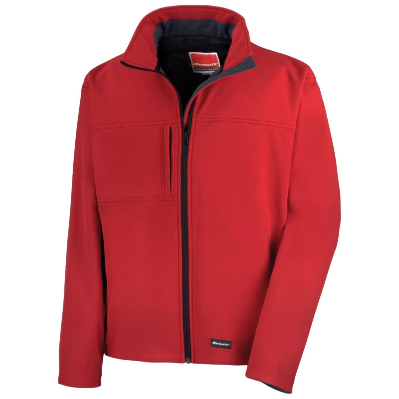 Image of Result Result Men Softshell Premium 3 Layer Performance Jacket (Waterproof, Windproof & Breathable) in Red Size: Small Red S Male 5054171047222