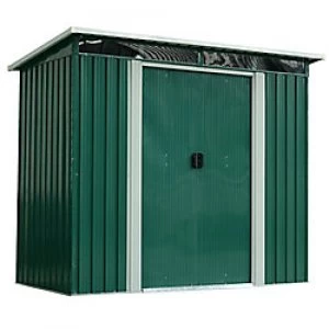 Image of OutSunny Garden Shed Storage Green Water proof Outdoors 1920 mm x 140 mm x 705 mm