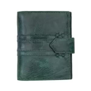 Image of PRIMEHIDE Arizona Collection Trifold Leather Purse - Green