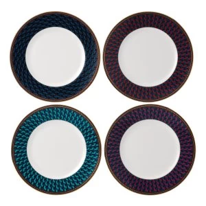 Image of Wedgwood Byzance Accent Salad Plate Set Of 4