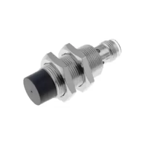 Image of Proximity Sensor, Inductive, Brass-nickel, Short Body, M18, Non-shielded, 16MM, DC, 3-Wire, NPN-NO M12 Connector