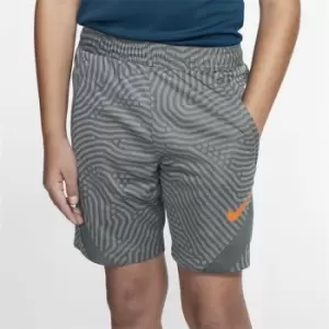 Image of Nike Dri-FIT Strike Big Kids Soccer Shorts - Grey