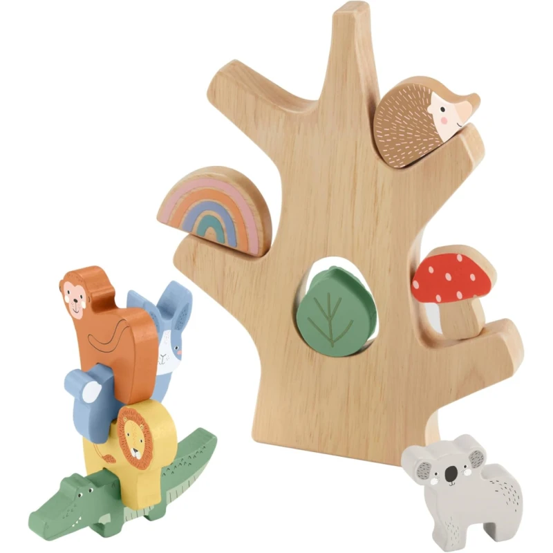 Image of Fisher-Price Fisher-Price Wooden Balance Tree playset