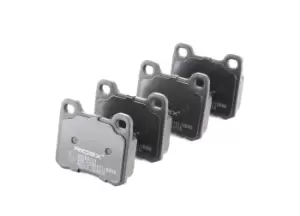Image of RIDEX Brake pad set 402B0131 Brake pads,Brake pad set, disc brake MERCEDES-BENZ,190 (W201),C-Klasse Limousine (W202),Stufenheck (W124)