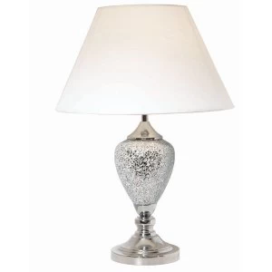 Image of The Lighting and Interiors Group Maya Table Lamp - Chrome