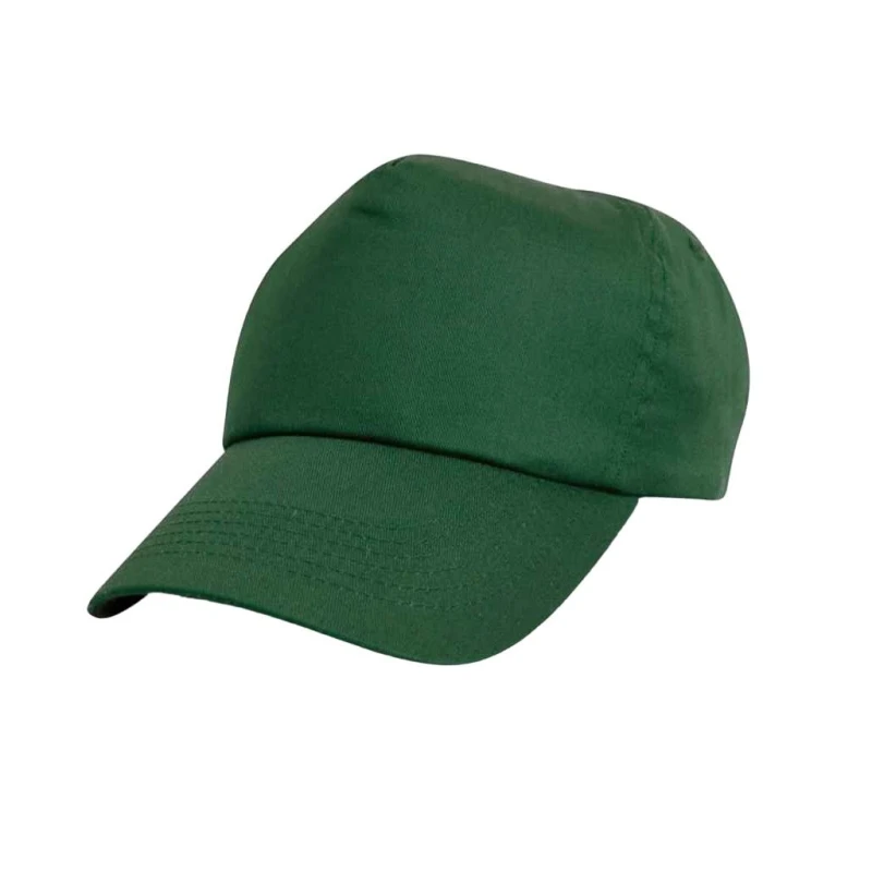 Image of Result Womens Cotton Baseball Cap in Bottle Green Bottle Green Female One Size