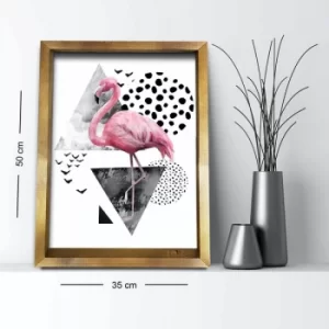 Image of 3550AHS-048 Multicolor Decorative Framed MDF Painting