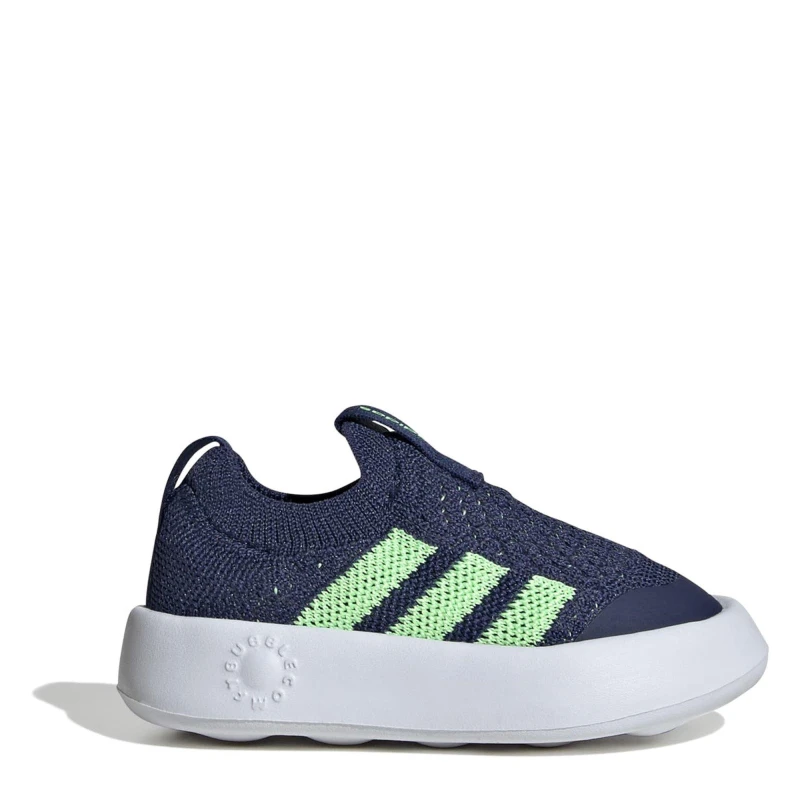 Image of adidas Bubblecomfy Shoes Infants DrkBlu/Lime male C5 (21)