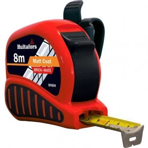 Image of Hultafors Brick Mate Tape Measure Metric 8m 25mm