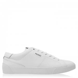 Image of Hugo Boss Zero Smooth Leather Trainers White 100 Men