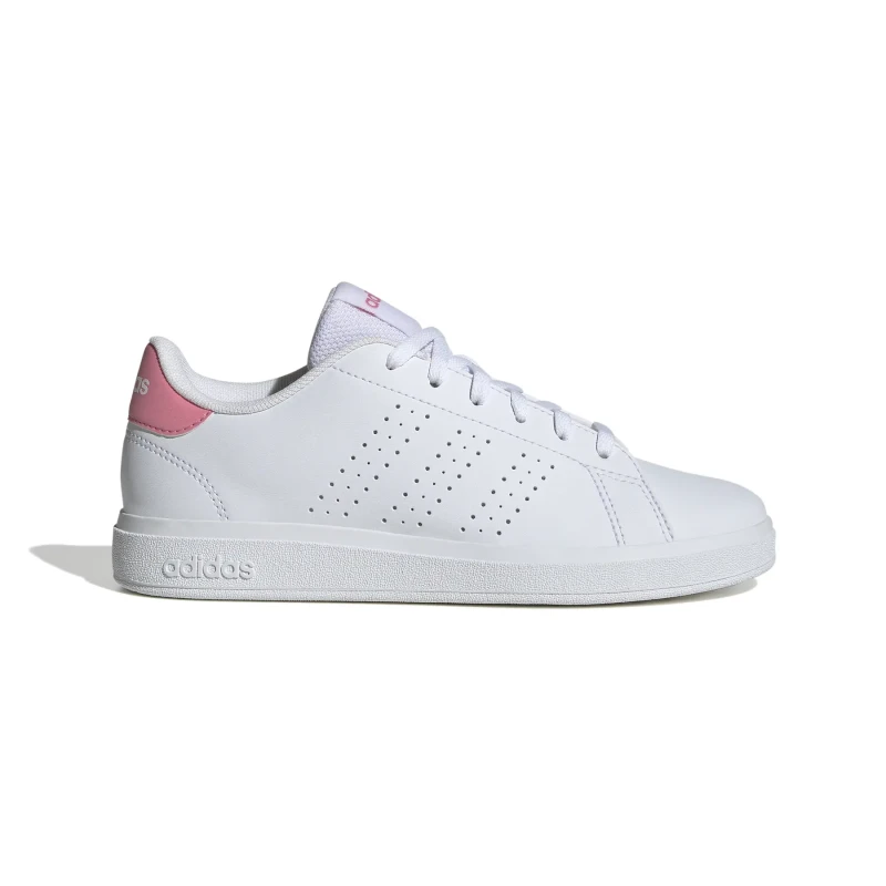 Image of adidas ADVANTAGE BASE 2.0 J girls's Children's Shoes (Trainers) in White
