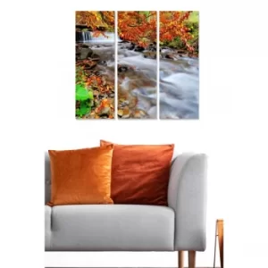 Image of MDF8516039 Multicolor Decorative MDF Painting (3 Pieces)